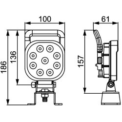 Worklight HELLA 1GA 357 103-082 OE Ref 2860446 HELLA