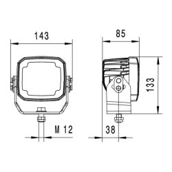 Worklight HELLA 1GA 995 606-601 OE Ref 11213638 HELLA
