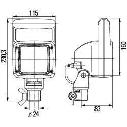 Worklight HELLA 1GA 996 150-151 HELLA