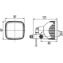 Worklight HELLA 1GA 996 179-001 OE Ref 5031 70131 HELLA