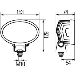 Worklight HELLA 1GA 996 661-011 OE Ref 200836530 HELLA