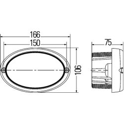 Worklight HELLA 1GA 996 661-021 OE Ref 71480385 HELLA