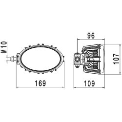 Worklight  HELLA 1GA 996 661-031 OE Ref VOIR 996761177