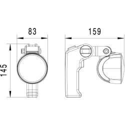 Searchlight HELLA 1H0 996 376-491 OE Ref 10004512