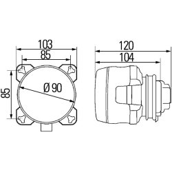 Spotlight Insert HELLA 1K0 008 191-212 OE Ref 11092020 HELLA