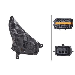 Headlight HELLA 1LE 011 565-171 OE Ref 95527868 HELLA