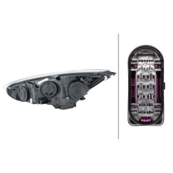 Headlight HELLA 1LE 354 827-041 OE Ref 2060608