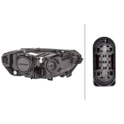 Headlight HELLA 1LG 015 086-031 OE Ref A 118 906 21 00 HELLA