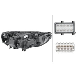 Headlight HELLA 1LG 354 869-051 OE Ref 39 20 9172