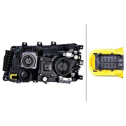 Headlight HELLA 1LH 011 804-081 OE Ref 2655847