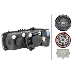 Headlight HELLA 1LJ 247 046-401 OE Ref 1832392