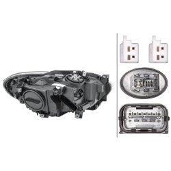 Headlight HELLA 1LL 010 741-571 OE Ref 63 11 7 296 911