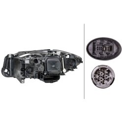 Headlight HELLA 1LL 011 087-741 OE Ref 63 11 7 343 914 HELLA