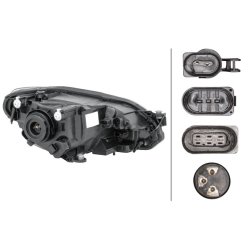 Headlight HELLA 1LL 012 644-031 OE Ref 1S2 941 015 T