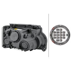 Headlight HELLA 1LL 238 036-411 OE Ref LR015268