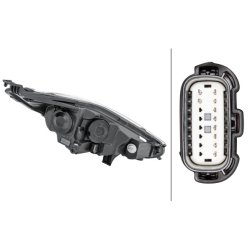 Headlight HELLA 1LL 354 803-091 OE Ref 18 06 753 HELLA