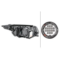 Headlight HELLA 1LL 354 806-031 OE Ref LR048055 HELLA