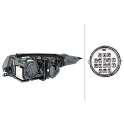 Headlight HELLA 1LL 354 806-041 OE Ref LR048046