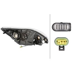 Headlight HELLA 1LL 354 807-031 OE Ref 8M51-13006-BD