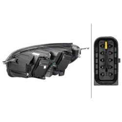 Headlight HELLA 1LL 354 853-041 OE Ref 2020001205