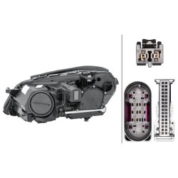 Headlight HELLA 1LX 011 066-641 OE Ref 212 820 20 39