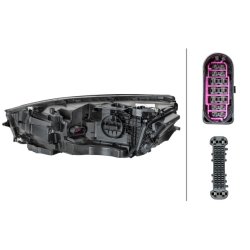 Headlight HELLA 1LX 011 869-341 OE Ref 4G8 941 774 K HELLA
