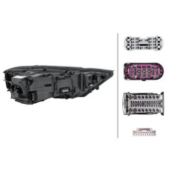 Headlight HELLA 1LX 012 865-431 OE Ref 4N0 941 783 A