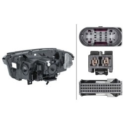 Headlight HELLA 1LX 013 074-641 OE Ref 247 906 80 01