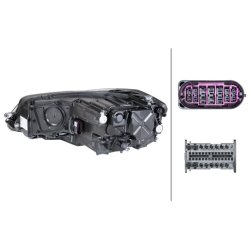 Headlight HELLA 1LX 013 924-321 OE Ref 5G2 941 774 HELLA