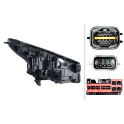 Headlight HELLA 1LX 014 031-111 OE Ref 26 06 084 99R