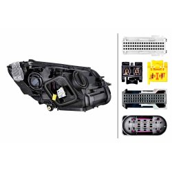 Headlight 1LX014827 631 HELLA 1LX 014 827-631 OE Ref A2059061706 HELLA