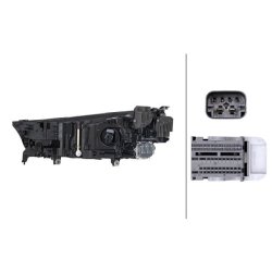 Headlight HELLA 1LX 014 952-641 OE Ref 63 13 9 851 810