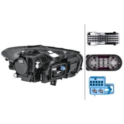 Headlight HELLA 1LX 014 993-671 OE Ref 247 906 48 01