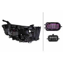 Headlight 1LX015150 631 HELLA 1LX 015 150-631 OE Ref 260608072R HELLA