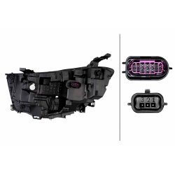 Headlight 1LX015152 641 HELLA 1LX 015 152-641 OE Ref 260106584R
