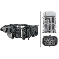 Headlight HELLA 1LX 015 449-531 OE Ref 63 11 9 850 589