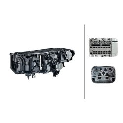 Headlight HELLA 1LX 015 450-541 OE Ref 63 11 9 850 544