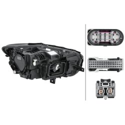 Headlight HELLA 1LX 015 780-331 OE Ref 420 906 44 00