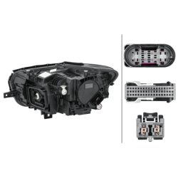 Headlight HELLA 1LX 015 780-341 OE Ref 420 906 45 00