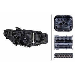 Headlight HELLA 1LX 016 808-631 OE Ref 9450797