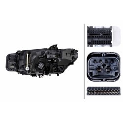 Headlight HELLA 1LX 016 809-741 OE Ref 7885068