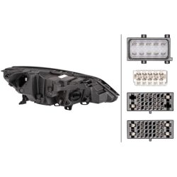 Headlight HELLA 1LX 354 829-231 OE Ref 39158017 HELLA