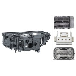 Headlight HELLA 1LX 354 854-081 OE Ref 7 408 714