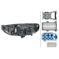 Headlight HELLA 1LX 354 869-141 OE Ref 39 21 7214