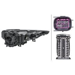Headlight HELLA 1LX 354 871-031 OE Ref 4M8 941 773 A HELLA