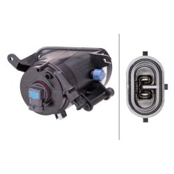 Front Fog Light HELLA 1N0 010 327-151 OE Ref 4L0 941 699 E