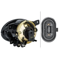 Front Fog Light HELLA 1N0 010 375-321 OE Ref 7E0 941 700 B