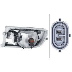 Front Fog Light HELLA 1N0 354 017-041 OE Ref 1Z0 941 702 A HELLA