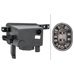 Front Fog Light HELLA 1NA 354 660-021 OE Ref 17 10 375 HELLA