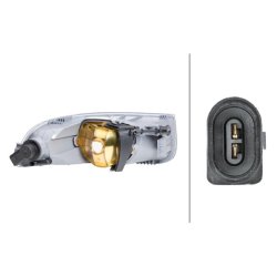Front Fog Light HELLA 1NE 271 615-131 OE Ref 3T0 941 701 A HELLA